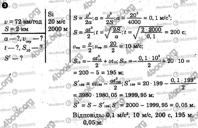 ГДЗ Физика 10 класс страница Вар1 Впр3